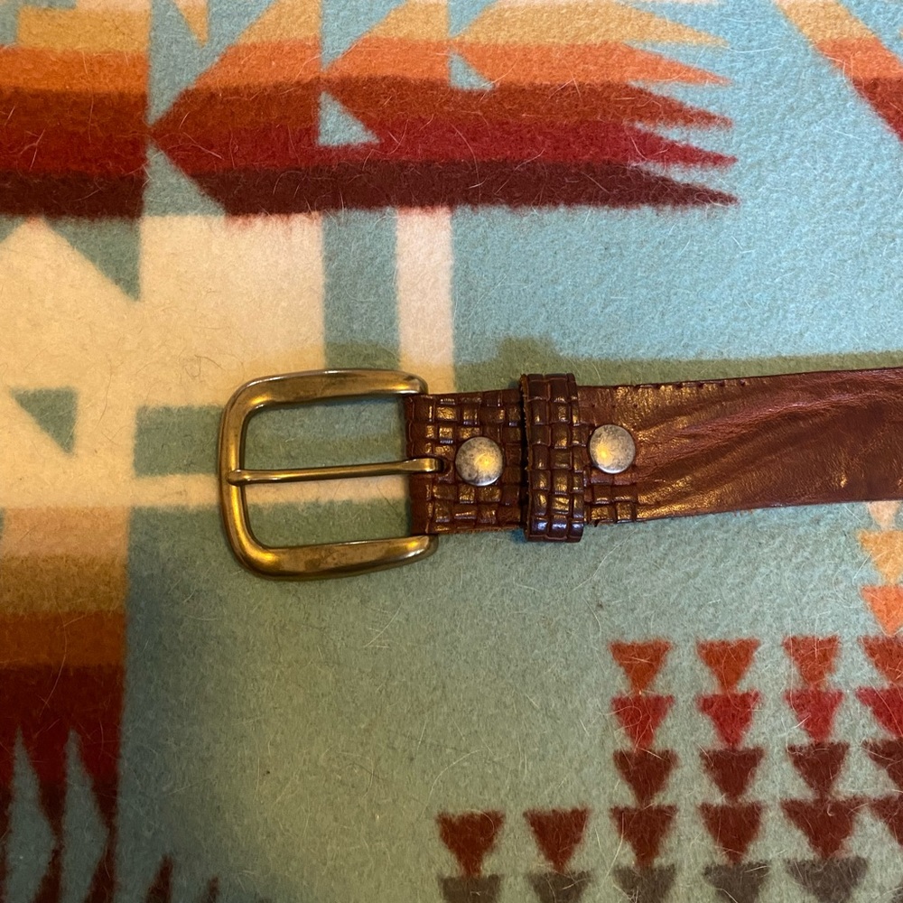 Will Leather Goods Leather Belt Size 32